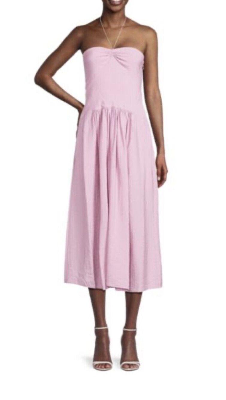 VINCE Halter Midi Women’s Dress PETAL PINK size XS